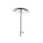 Tuteur parapluie 9 p�tales anti rotation fer vieilli 2, 5 m de haut