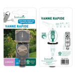 Vanne rapide bi - matire mle femelle avec systme lock