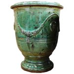 Vase anduze patine émeraude en terre cuite émaillée h 55 x Ø 45 cm Vase anduze patine émeraude en terre cuite émaillée h 55 x Ø 45 cm