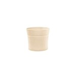 Vase en bton press blanc hairie grandon nova 131 -  40 x h 36 cm