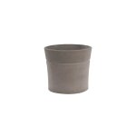 Vase en bton press gris anthracite hairie grandon nova 132 -  50 x h 40 cm