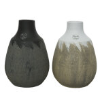 Vase coloris multicolore en terre cuite fait main - Ø 20 cm Vase coloris multicolore en terre cuite fait main - Ø 20 cm