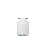 Vase mathew en verre transparent  19 x h 25 cm