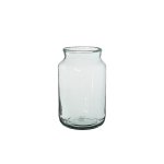Vase vienne en verre transparent � 18 x h 30 cm