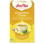 Yogi tea gingembre citron. 17 sachets