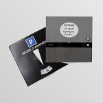 1 disque de stationnement zone bleue  message dandy zigoniric