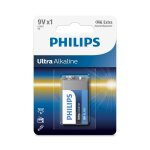 1 pile 6lr61 9v philips ultra alkaline