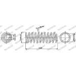 1 ressort de suspension essieu avant monroe se0335