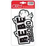 1 sticker autocollant otm triangle bb  bord