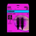 2 ampoule h1 12v osram ultra life
