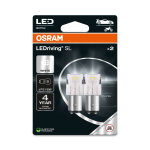2 ampoules led osram cool white ledriving p21 / 5w 12v 5 / 21w