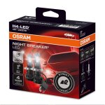 2 ampoules led osram ledr night breaker h4 homologue
