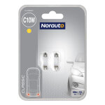 2 ampoules navette c10w norauto classic