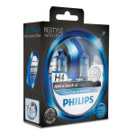 2 ampoules philips h4 colorvision bleu 60 / 55 w 12 v