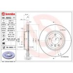 2 disques de frein brembo vernis uv 09. 8952. 11
