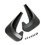 2 protections de garde - boue universelles 25 x 18 cm noir