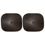 2 rideaux pare - soleil  ventouses latraux norauto 55 x 40 cm