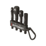 3 adaptateurs de clé À choc autobest avec porte embout pour visseuse 3 adaptateurs de clé À choc autobest avec porte embout pour visseuse