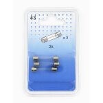 3 fusibles en verre 2 a