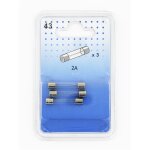 3 fusibles en verre 2 a