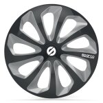 4 enjoliveurs noir / argent sparco sicilia 15 pouces 4 enjoliveurs noir / argent sparco sicilia 15 pouces
