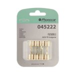 4 fusibles verre 10x38 mm� 10 a phonocar