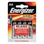 4 piles aa / lr6 energizer alkaline max + power seal