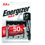 4 piles energizer max aa / lr6