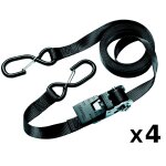 4 sangles  cliquet master lock 4, 25 m