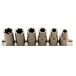 6 douilles ribe 10 - 20 mm carr� 1 / 2'' laser 5150