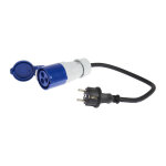 Adaptateur p17 femelle socle 230 mle