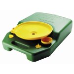 Bac de vidange vert en pvc 12l avec entonnoir