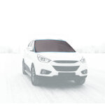 Bche magntique anti - givre pour pare - brise norauto 160 x 100 cm