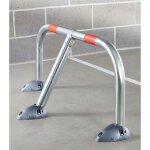 Barrire de parking rabattable en acier  5 cm mottez