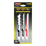 Blister 3 lames sp�ciales ryobi pour scie sabre one + rak3rbwm