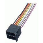 Câble d'alimentation pour autoradio multimarque phonocar avec connecteur iso ref. Câble d'alimentation pour autoradio multimarque phonocar avec connecteur iso ref.