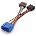 Cble d alimentation lectrique phonocar avec connecteur iso pour honda 98 ref. 04717
