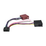 Câble d'autoradio jvc avec connecteur iso À 16 broches pour l'alimentation et les Câble d'autoradio jvc avec connecteur iso À 16 broches pour l'alimentation et les