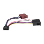 Cble d'autoradio jvc avec connecteur iso  16 broches pour l'alimentation et les