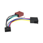 Cble pour autoradios kenwood avec connecteur iso  16 broches pour l'alimentation et