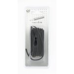 C�ble �lectrique 1mm� noir 5 m