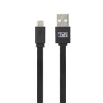 C�ble noir micro usb 30 cm tnb