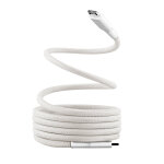 C�ble usb - c / usb - c 1. 5m gaine aimant�e x000d blanc