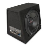 Caisson amplifi avec subwoofer de 30 cms - double bobine - 600w max - 200w rms -