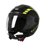 Casque moto jet urban comfort wayscral longue visire taille s noir