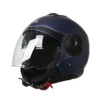 Casque moto jet urban vision wayscral taille s visière solaire bleu mat Casque moto jet urban vision wayscral taille s visière solaire bleu mat