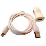 Chargeur ac 12 / 24v usb 2, 4a + câble iphone 1 m Chargeur ac 12 / 24v usb 2, 4a + câble iphone 1 m