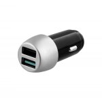 Chargeur allume - cigare noir et argent qc 3. 0 tnb
