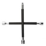 Clé en croix gainée carré 1 / 2'' + extrémités 6 pans 17, 19 et 21 mm norauto Clé en croix gainée carré 1 / 2'' + extrémités 6 pans 17, 19 et 21 mm norauto