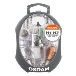Coffret d'ampoules osram h1 / h7 12v